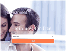 Tablet Screenshot of love2meet.com